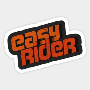 Vintage Easy Rider Distressed '69 Design Sticker